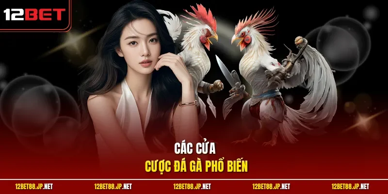 Các cửa cược đá gà phổ biến